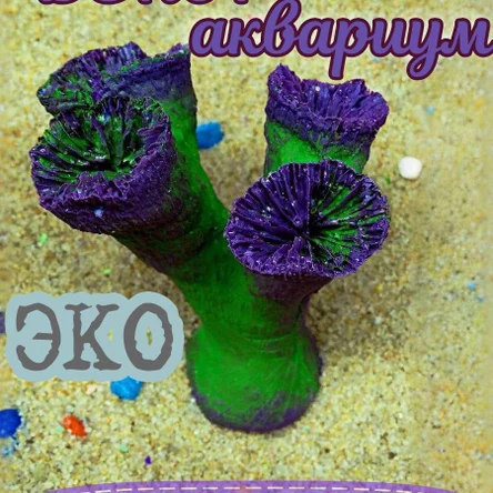 Коралл Клавулария трубки